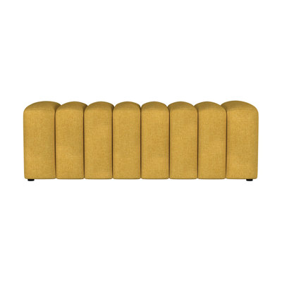 Fabric Upholstered Tufted Accent Bench
