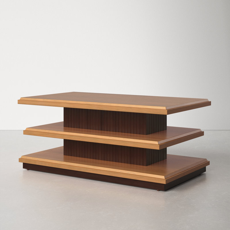 Pasha Storage Coffee Table, Walnut