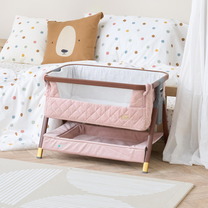 CoZee Luxe Mini Me Crib Toy - Walnut/Blush