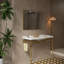 Meuble-lavabo mural 48 po avec lavabo en céramique et pieds en métal doré-595380098-595380100-595380097