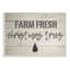« Farm Fresh Christmas Trees », affiche vintage d'art textuel-23265607-23265608