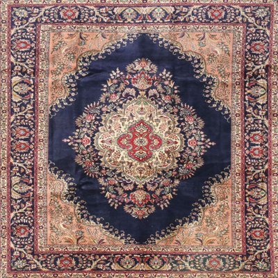 Tapis traditionnel brun/rouge/noir Hoellein