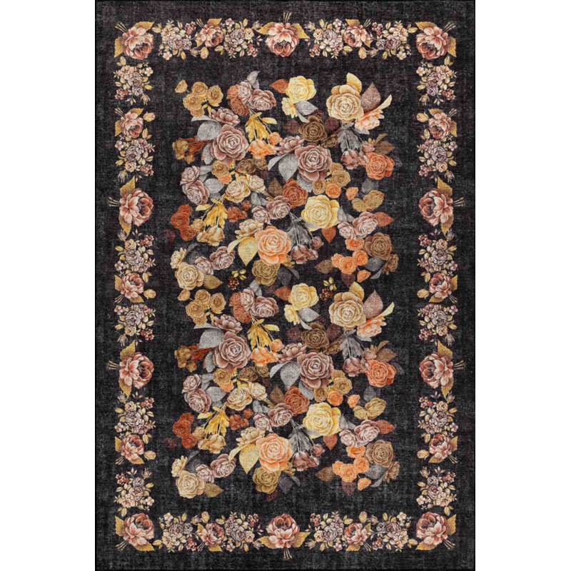 Tapis en chenille Hattiesburg, Rectangle 4 pi 8 po x 6 pi 3 po