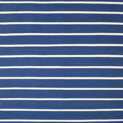 Tapis bleu/blanc contemporain