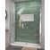 Unidoor-LS 53'' W x 72" H Hinged Frameless Shower Door with Clear Max Technology