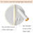 White LED Wall Sconce with Adjustable Spotlight-1256043695