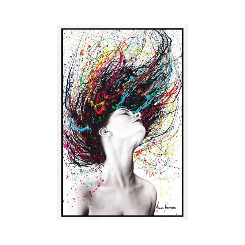 Afterglow by Ashvin Harrison - Print on Canvas, 101.6 cm H x 66.04 cm W, White Framed