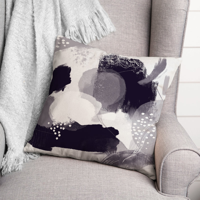 Housse et insert de coussin extérieur d'extérieur, Bleu marine