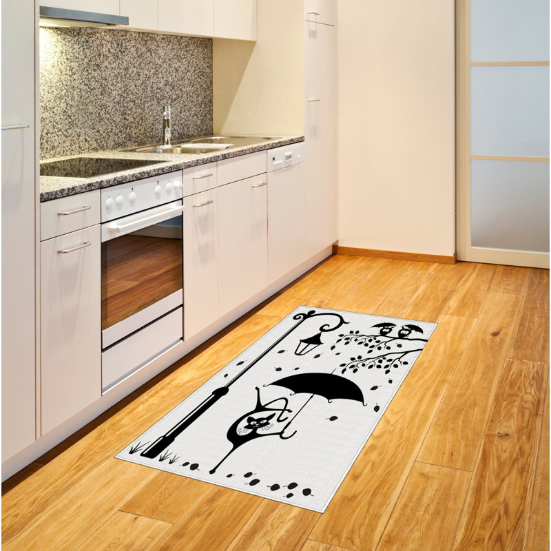 Cat High Density Long Fiber Poly Threads Decorative Area Rug Carpet, Rectangle 2'7" x 5'