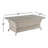 Sky Rectangular Glass Outdoor Coffee Table , 42 " W 24 " D