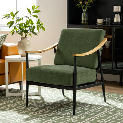 Fauteuil d'appoint 26 po Mid-Century