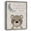 Goodnight Bear Framed Print - Solid Wood-2003598253