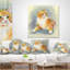Coussin aquarelle dessiné à la main - imprimé animal