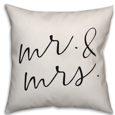 Coussin Mr et Mme