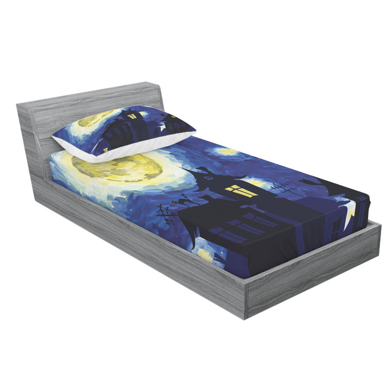 Microfiber Sheet Set, Twin XL Sheet Set with Fitted Sheet