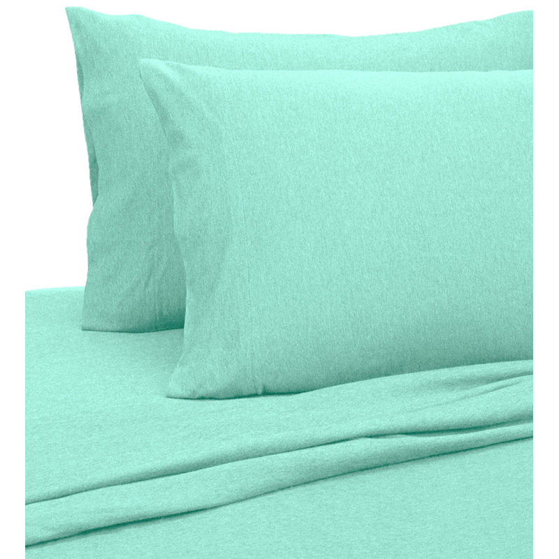 Blush Cotton Modal Jersey Knit Full Sheet Set