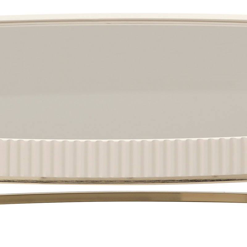 Lisbon Coffee Table, Matte Cream