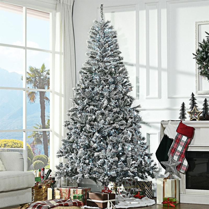 Arbre de Noël artificiel 7,5 pi avec lumières DEL froides