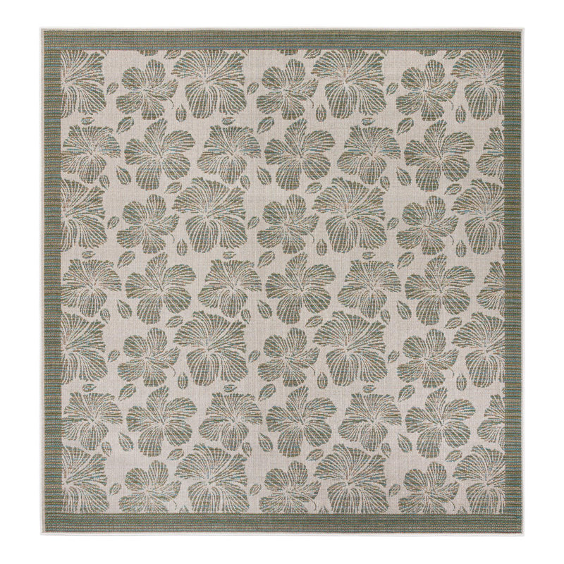 Tapis intérieur / extérieur Mehpare, Carré 10 pi