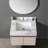 31" Bathroom Vanity Top - White, Rectangular Sink & 4" Backsplash With White Veined Included