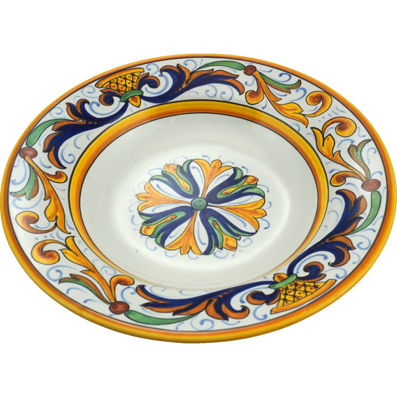 Deruta Handmade Ceramic Dinnerware Set - Service for 2