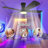 42" 5 - Blade  Dimmable RGB Reversible LED Ceiling Fan with Light Kit and Remote Control