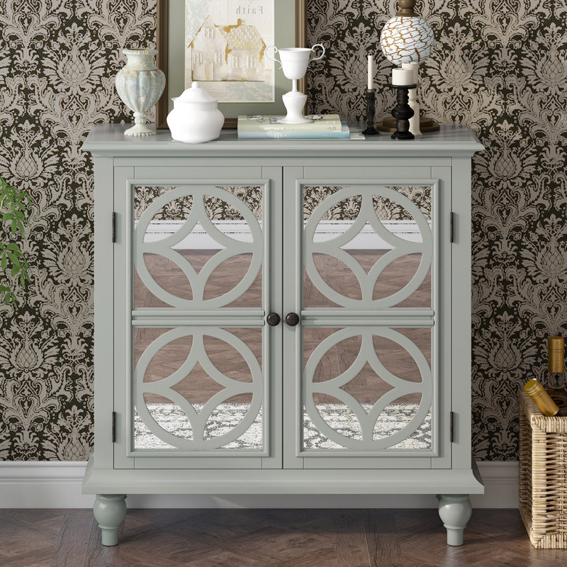 Buffet de 33,4 po de largeur Denville, Gris