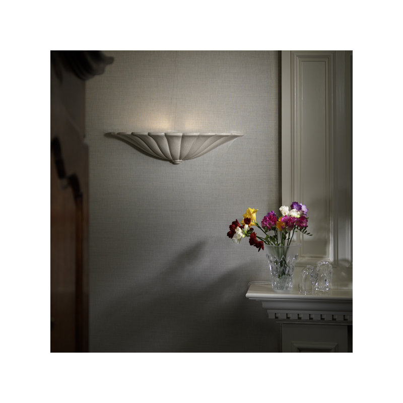 Melissa Ceramic Half Moon, White Crackle