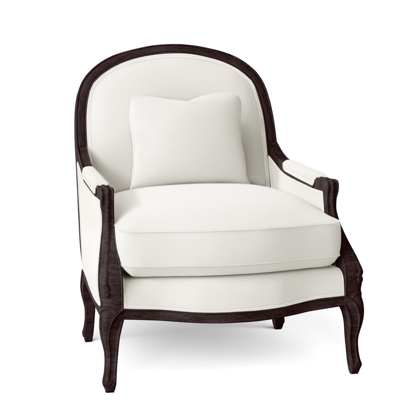 Adair Upholstered Armchair, Montego Bay, Perigold Improve White