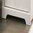 22"W White 2-Drawer Nightstand, Bedside Table with USB Charging Ports-626349620