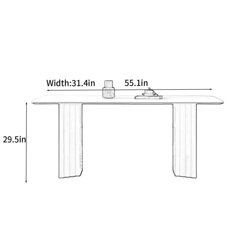 Delbert, 29.5"H x 55.1"L x 31.4"W
