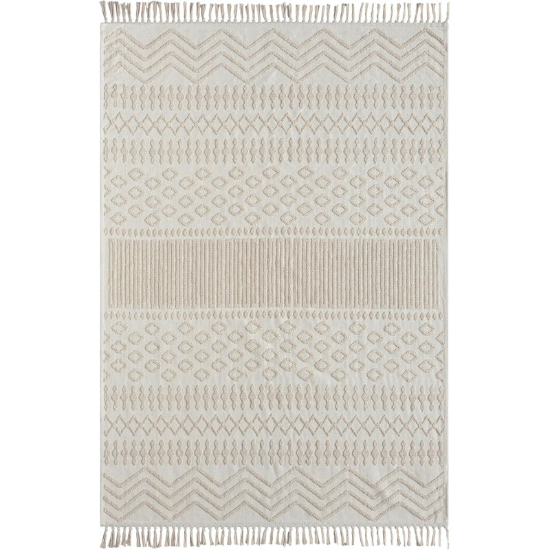 Indoor Area Rugs Low Pile Bedroom Rug Non Slip Floor Mat Washable Carpet Pads for Living Room A0119, Rectangle 60 x 90 cm