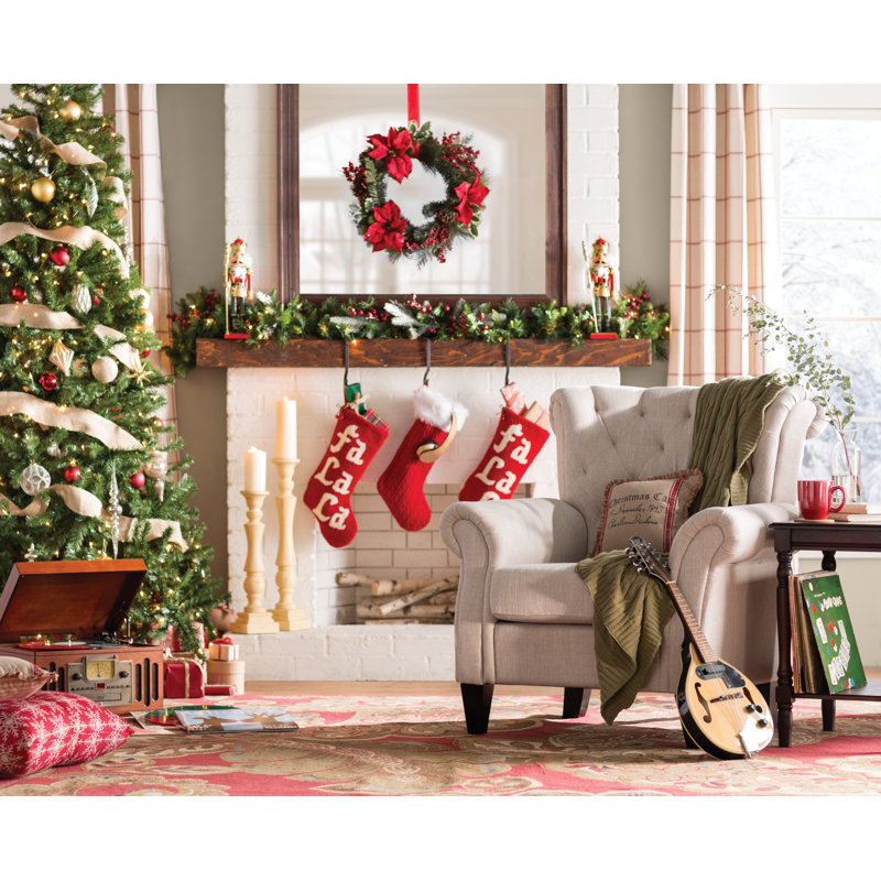 Green Artificial Fir Christmas Tree, 6' H