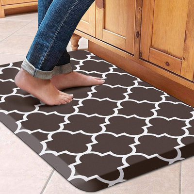Tapis de cuisine antidérapant antidérapant de 17,3 po x 28 po antidérapant et confortable pour cuisine, sol, bureau, évier, buanderie
