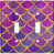 Purple/White