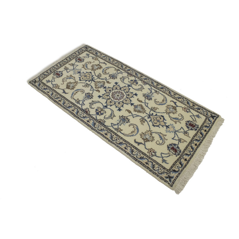 Tapis unique en laine noué à la main de style années 2000 de 2 pi 3 po x 4 pi 7 po Dafne