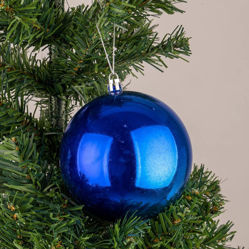 Polyvinyl Chloride (PVC) Bauble, Blue, 15cm H x 15cm W x 15cm D
