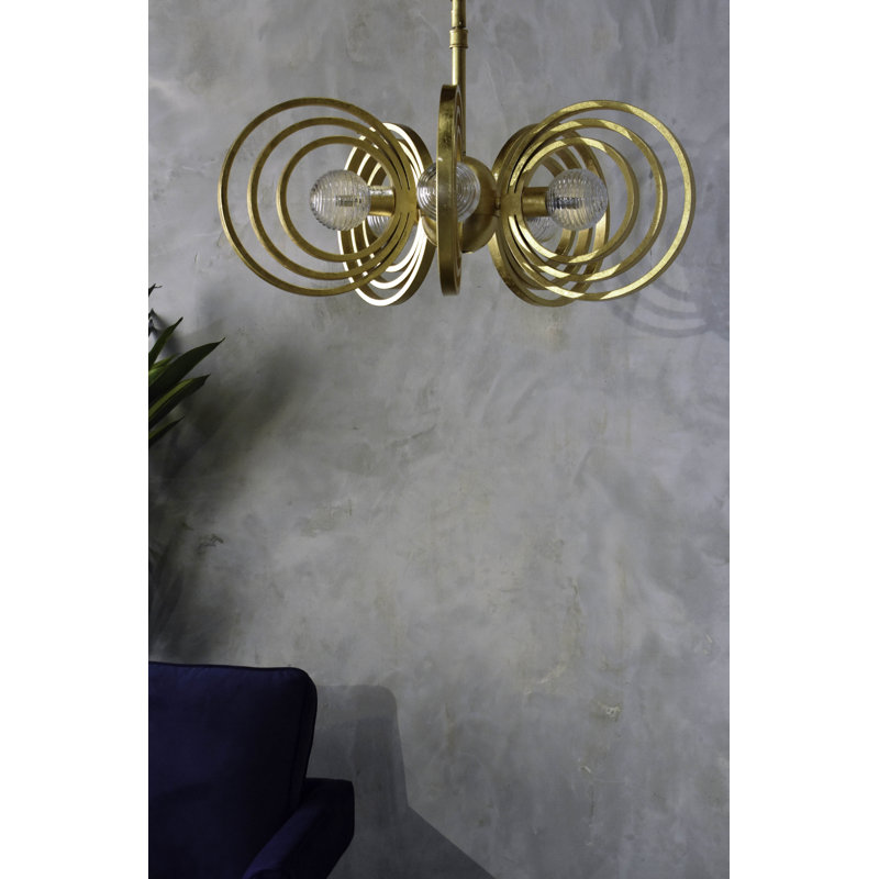Frequency 6 - Light Chandelier, Gold