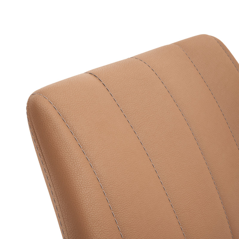 Upholstered Dining Chair, Gray, Black