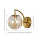 Finlay 2 Light Glass Iron Dimmable Armed Sconce