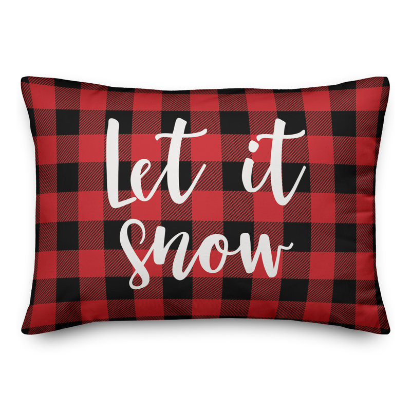  Coussin Let Let Snow in Buffalo