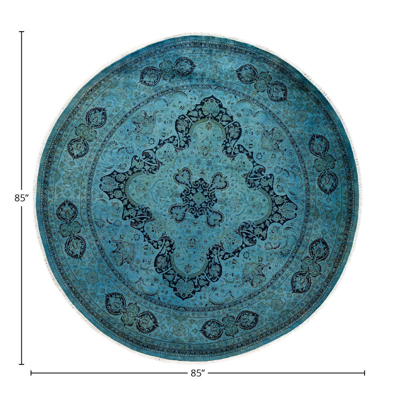 Daleysha One-of-a-Kind 7' 1" X 7' 1" Hand Knotted Area Rug
