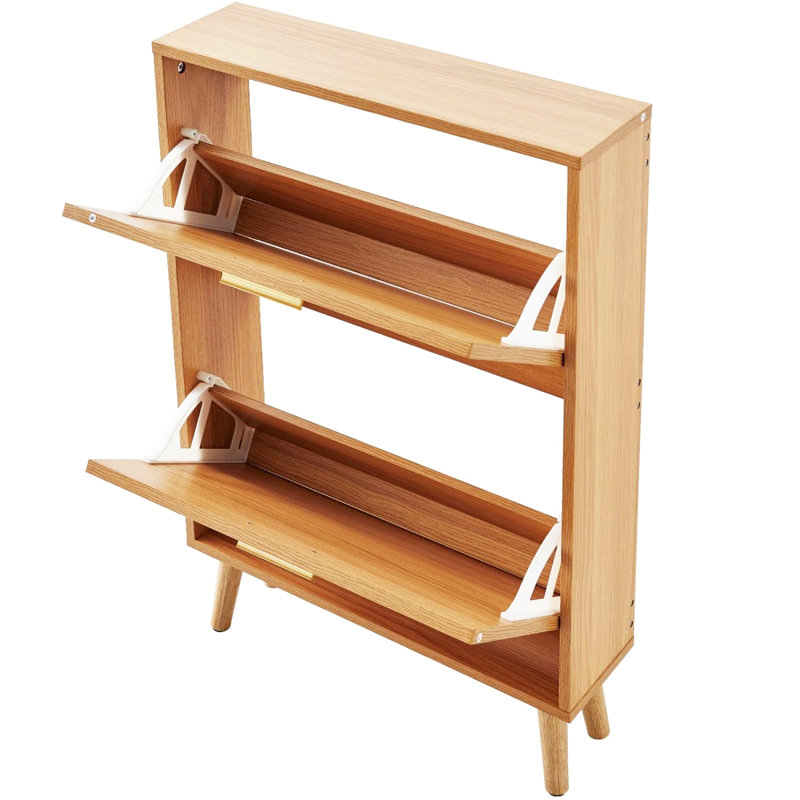 6 Pair Flip Down Shoe Storage