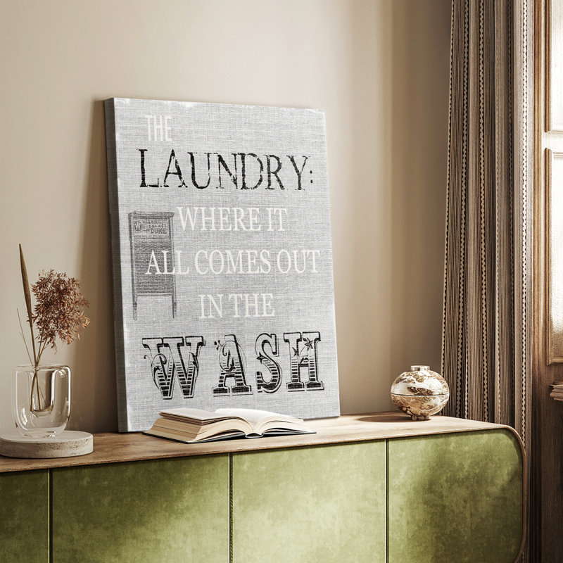 «Out in the Wash» - galerie enveloppée Cavas, H 18 po x l 12 po