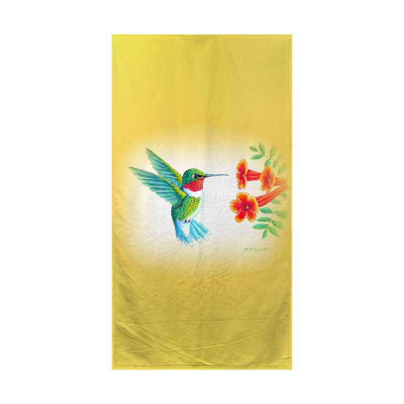 Serviette de plage colibri Giovei Dick's