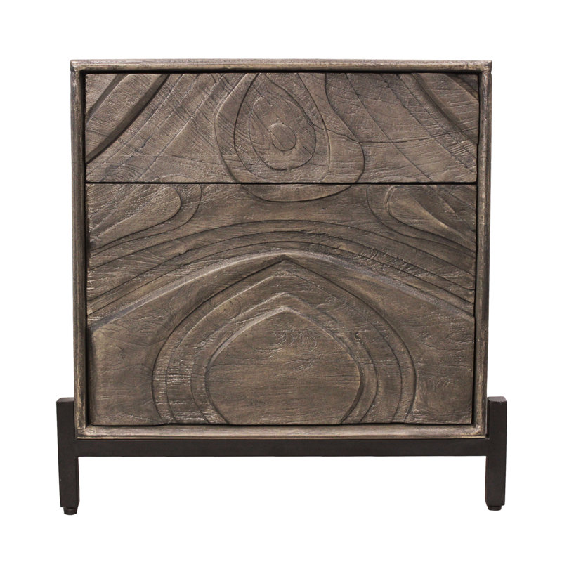 Table de chevet Bristol - Frêne fumé