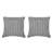 Decorative Compression Light Gray Faux Rabbit Fur Flannel Square Throw Pillow Covers With Inserts-103220870