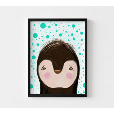 Illustration de petit bébé pingouin Magdalena, impression de bébé oiseau, cadeau de bébé pingouin, impression de bébé animaux, œuvre d'art de bébé pingouin