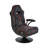 Inbox Zero Swiveling PC & Racing Game Chair with Built-in Speakers in Black