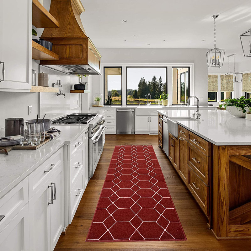 Cafaro Performance Geometric Indoor Rug, Runner 2'7" x 21'